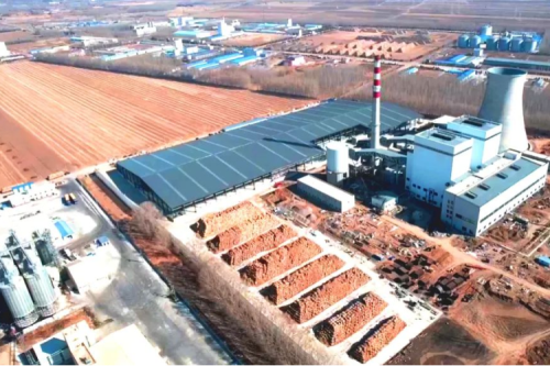 聚彩堂集团富裕生物质电厂即将投产 | 掀起秸秆打包离田热潮，，，，，，，促进秸秆综合利用，，，，，，，保卫碧水蓝天